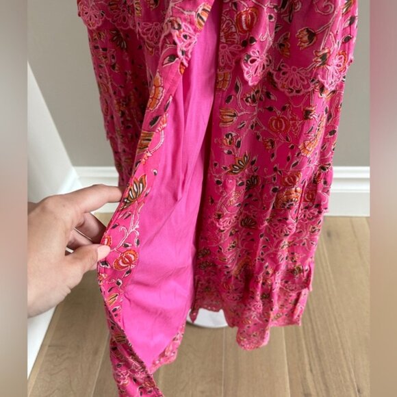 BNWT Caroline Constas 2 piece cropped tank maxi skirt floral set Medium - Picture 8 of 10